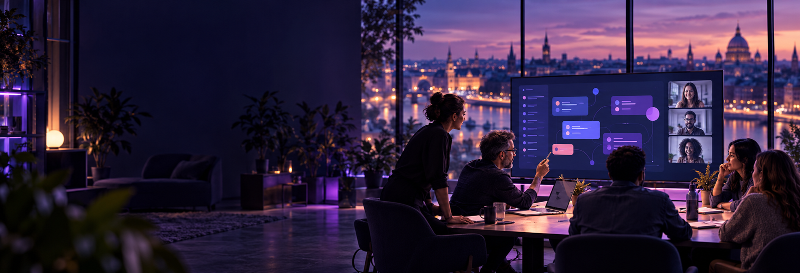 Association team using the connected digital workspace