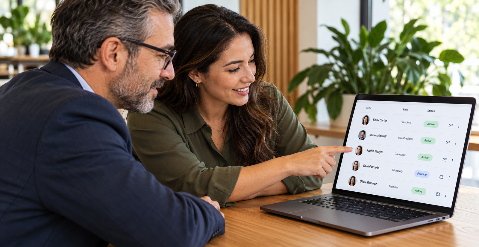 Member record workflow