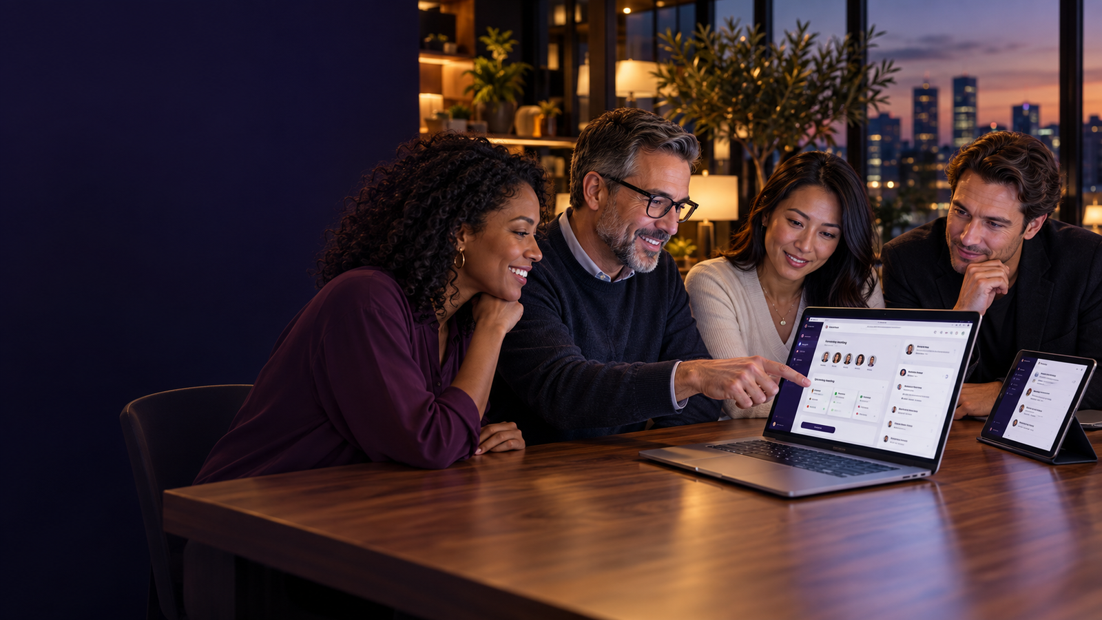 Association committee using the Asovex digital workspace