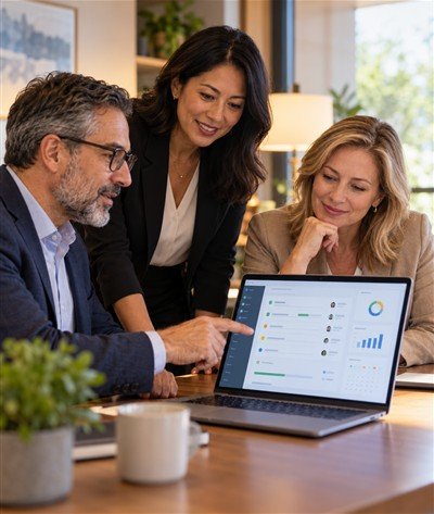 Owner updating a meeting action