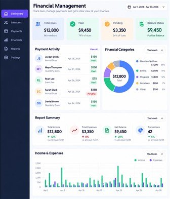 Finance workspace