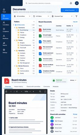 Organized association documents