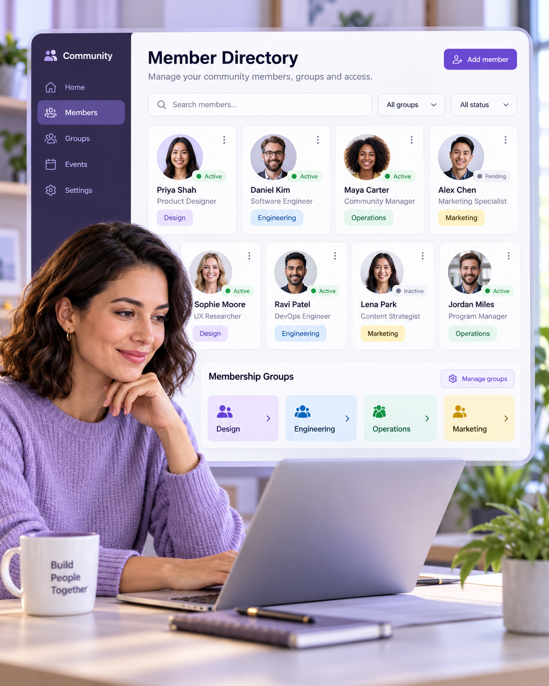 Set up your member directory